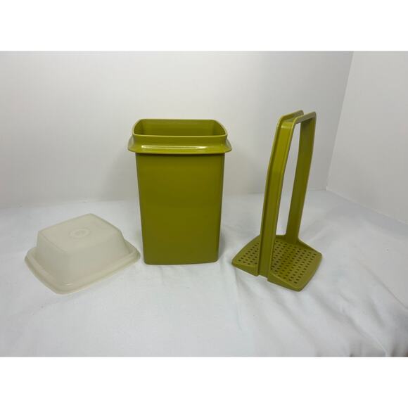 Vintage Tupperware Pickle Keeper Holder Avocado Green 1330 -3 - Picture 5 of 5